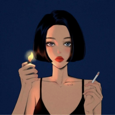 酷飒女生手绘头像！8张霸气冷感动漫头像合集