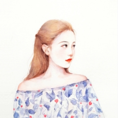 成熟女人味手绘微信头像来啦！6张高清有气质的女生卡通图