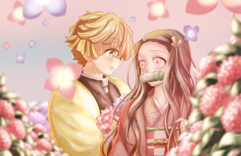 鬼灭之刃高清壁纸合集！灶门兄妹、上弦之三都有