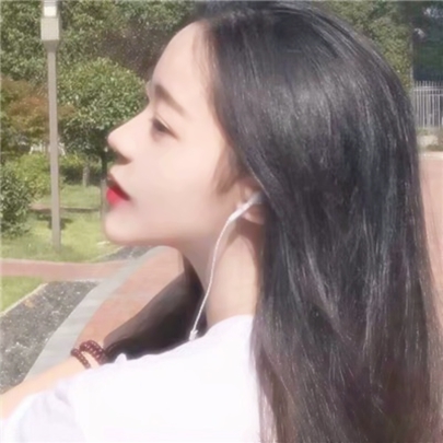 20张高清好看的个性侧脸女生头像合集