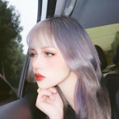 彩色头发女生头像合集 13张高清酷飒款