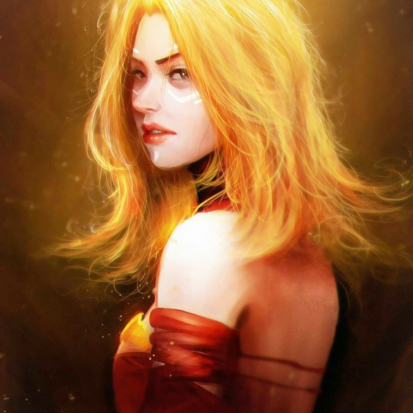 超带感！9张高清精致高冷霸气手绘女生头像