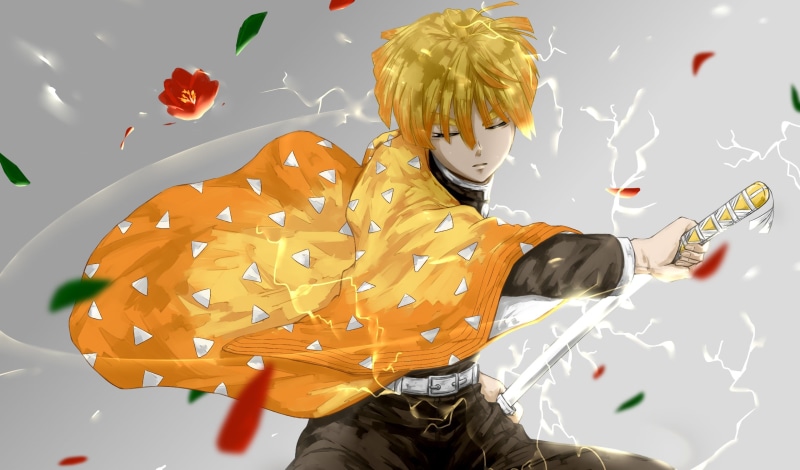 鬼灭之刃高清壁纸合集！我妻善逸和上弦之三都在这