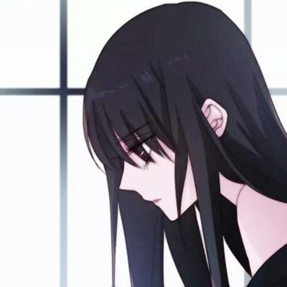 23张高清复古款丧系动漫女生头像合集