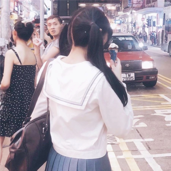 23张超可爱JK制服女生头像 高清好看又软萌