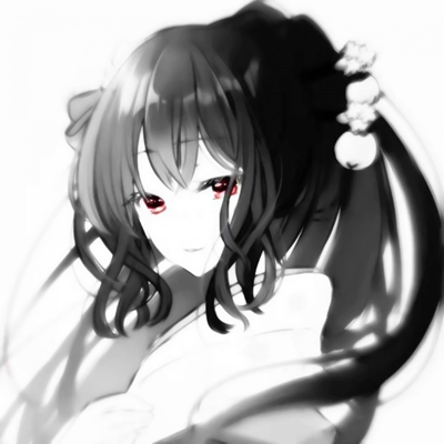 女生丧系黑白动漫头像合集，16张高清酷感头像直接抱走