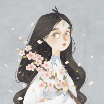 最新款女生手绘QQ头像！8张清新简约高清图来了