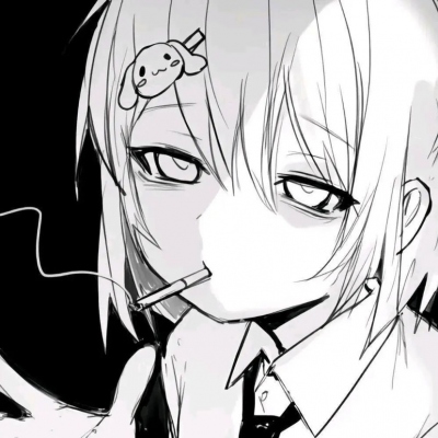 9张氛围感拉满的黑白漫画风女生头像，小众又高级