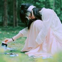 白布蒙眼的清新女生头像合集 共11张