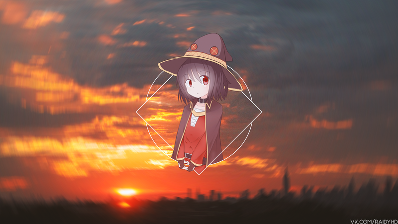 为美好的世界献上祝福！惠惠高清壁纸 画中画效果拉满
