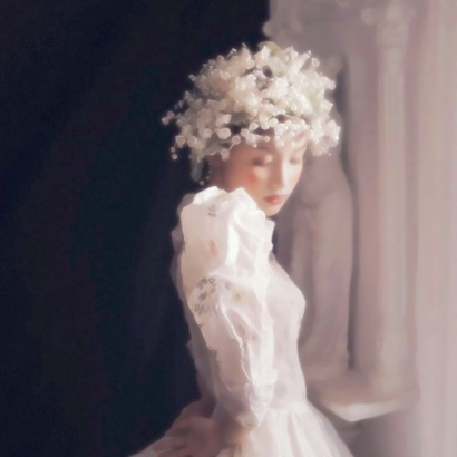 19张高清白色婚纱女生头像 氛围感拉满