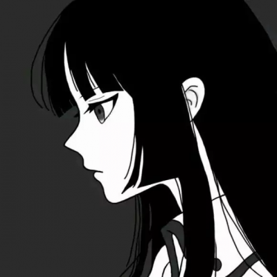 20张霸气高冷黑白动漫女生头像 高清无水印合集