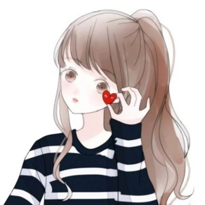 新版女生微信漫画头像 共16张可直接用