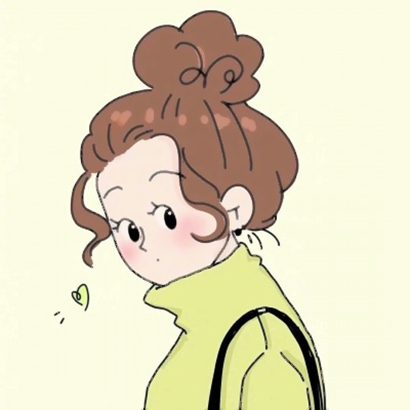 8张清新绿色系二次元少女头像 适合女生用的高清头像图