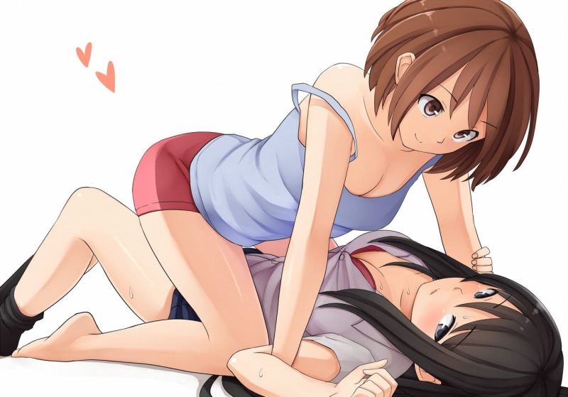 绝美百合少女插画壁纸合集