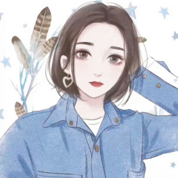 8张超清爽！简约大方的手绘女生微信头像合集