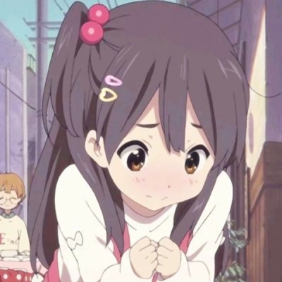 9张不同表情的可爱动漫女生头像，软萌感拉满