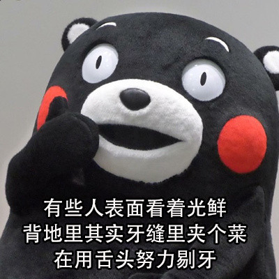表面光鲜的人背地里竟有这些小尴尬？这套熊本熊表情包太真实了