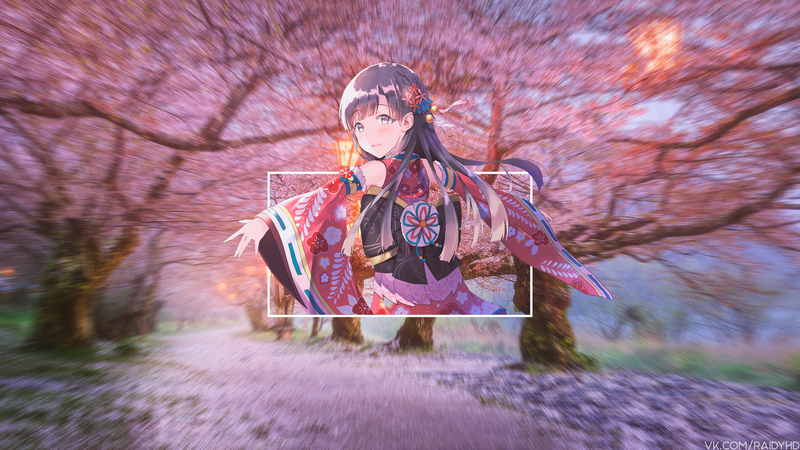 绝绝子！二次元画中画少女壁纸合集