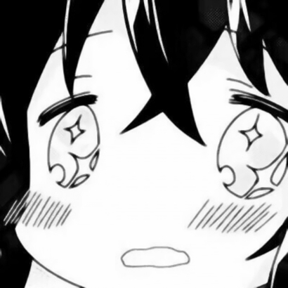 21张高清黑白丧系动漫女头像 自带伤感氛围感