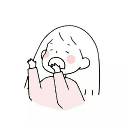 抖音热门可爱简笔画女生头像 共14张