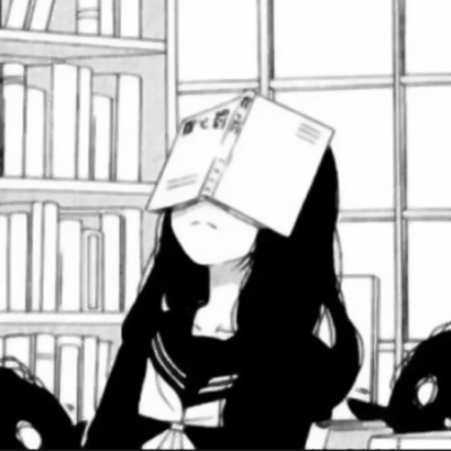 黑白动漫女生丧系头像合集 22张高清emo风格黑白动漫女头