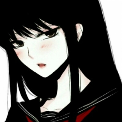 二次元黑暗丧系少女头像 10张高清伤感二次元女孩头像图