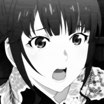 24张黑白丧系二次元女生头像 自带伤感氛围感的动漫女头合集