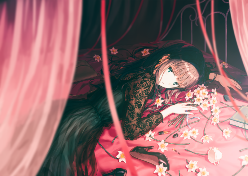 Hiten画师笔下的动漫少女高清壁纸合集