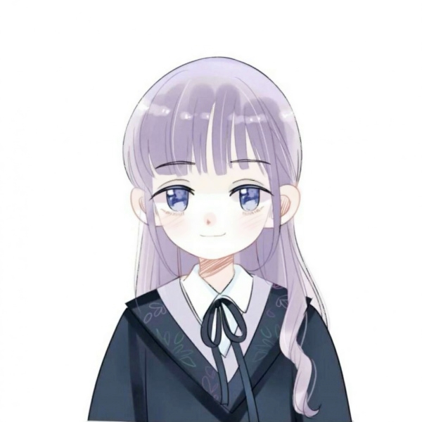 14张简约手绘卡通女生微信头像 高清好看直接用