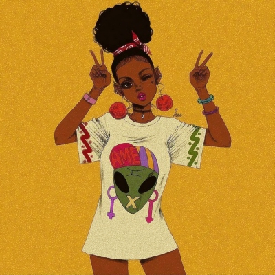 21张高清个性欧美风女生动漫头像 直接保存就能用