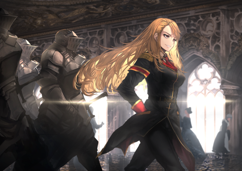 红眸动漫少女高清壁纸