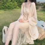 女生穿仙女裙的不露脸半身头像 21张高清图合集