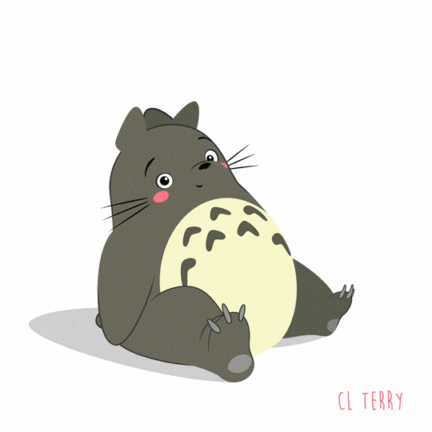 健身龙猫来打卡！这套动图表情包喊你一起变瘦啦