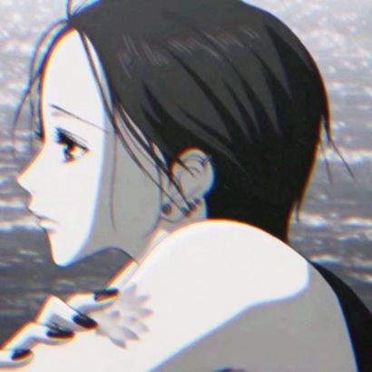 黑白动漫女生丧系头像合集 22张高清emo风格黑白动漫女头