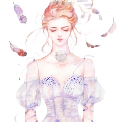 36张精致高贵手绘女生头像 高清优雅氛围感拉满