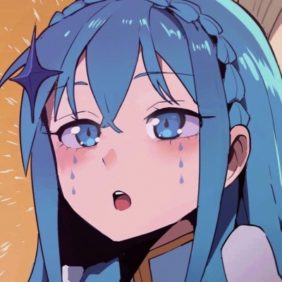 7张超好看的蓝色系二次元女生头像合集