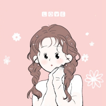 20张清新简约！女生文艺手绘微信头像合集