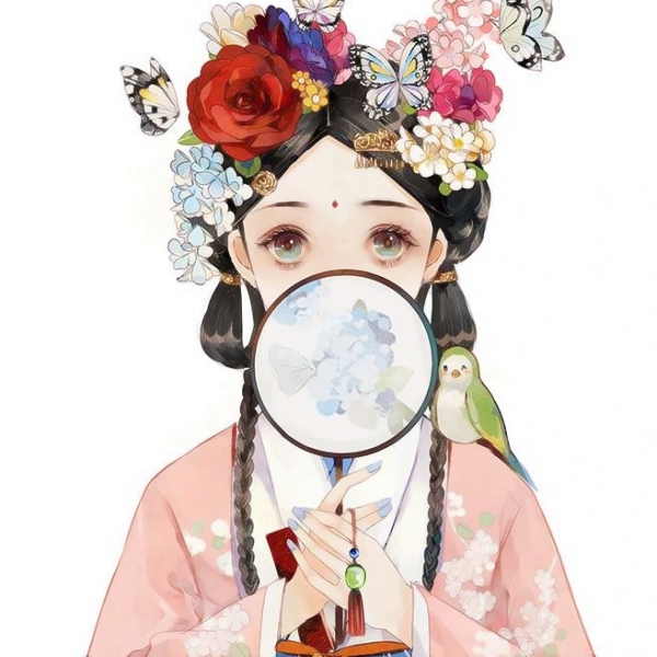 微信古风动漫女生头像来啦！9张高清唯美古风卡通头像等你用