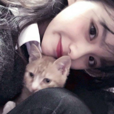 35张高清好看的女生抱猫头像合集