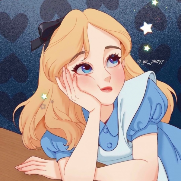 9张超好看的女生手绘头像合集