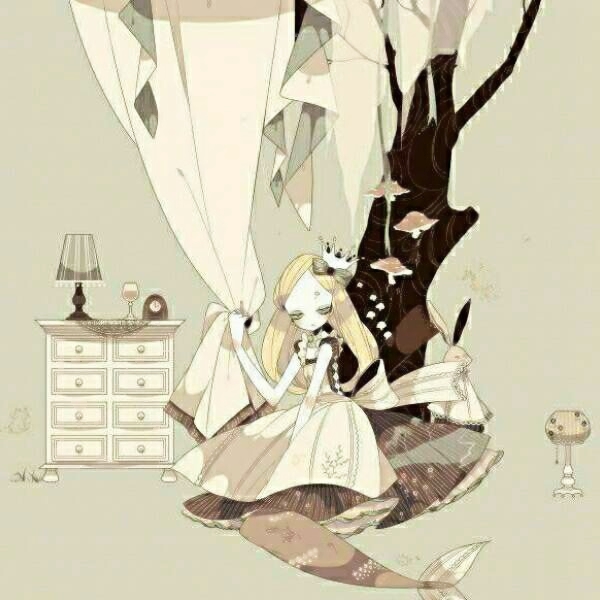 冷酷暗黑风动漫女生头像 26张超高清阴森诡异风格图