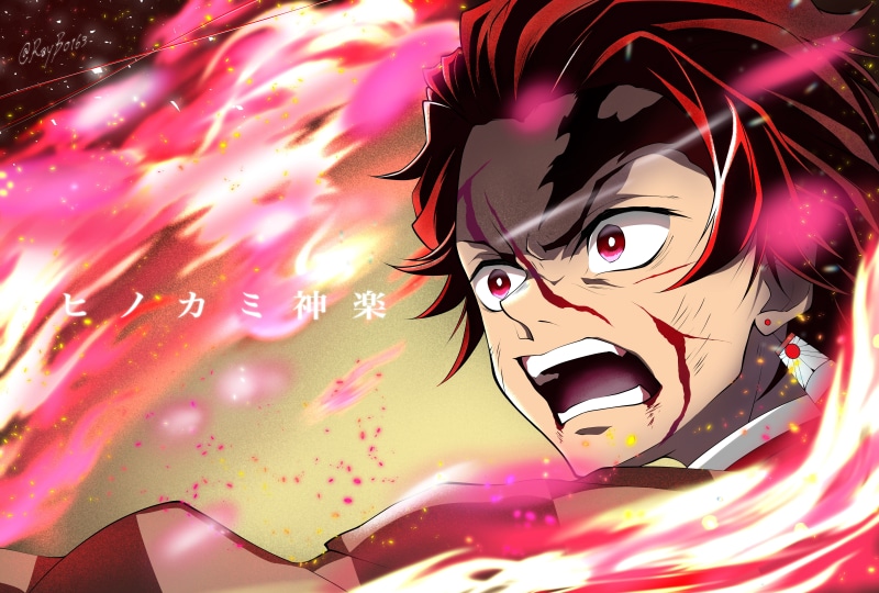 鬼灭之刃高清壁纸合集 5K灶门炭治郎款超吸睛