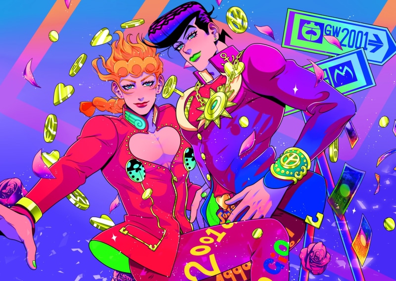 《JOJO的奇妙冒险》高清壁纸合集 乔鲁诺·乔巴纳 东方仗助等角色登场