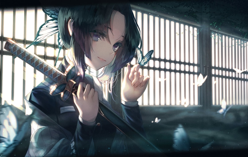 鬼灭之刃高清壁纸合集 蝴蝶忍 上弦之三 香奈惠