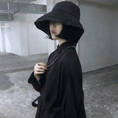 17张高清韩范黑色系真人冷酷女头 氛围感拉满