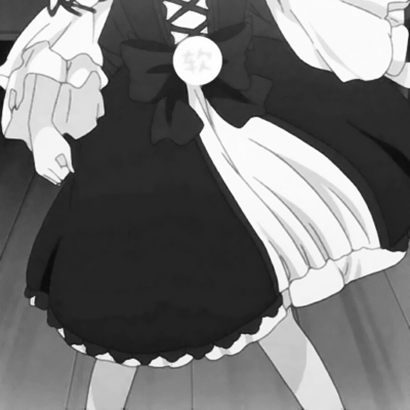 24张黑白丧系二次元女生头像 自带伤感氛围感的动漫女头合集