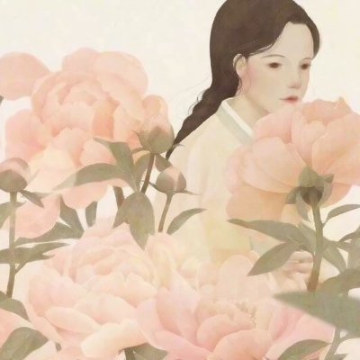 9张清新治愈的手绘女生头像 简约文艺感拉满