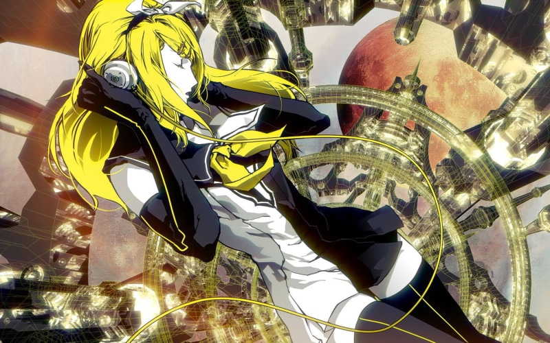 壁纸推荐：二次元VOCALOID同人静物特写 720P高清