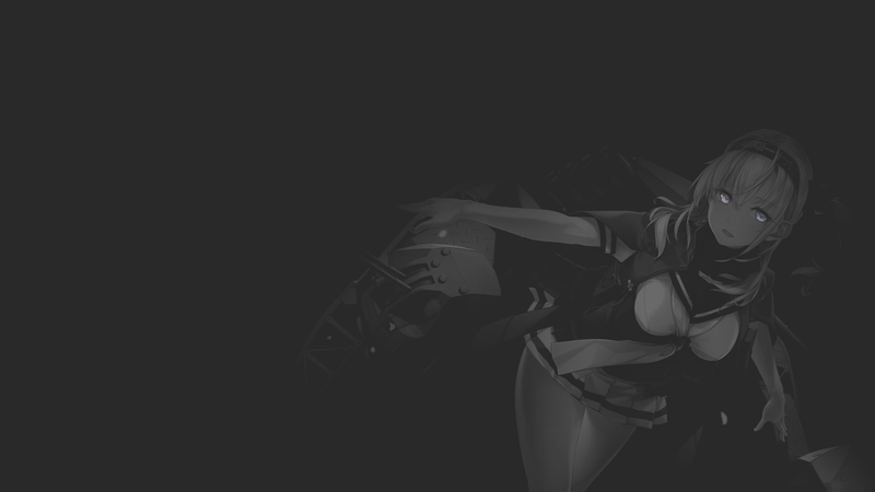 舰娘同人插画合集 黑白单色氛围感拉满